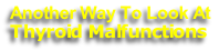 Another Way To Look At
Thyroid Malfunctions
